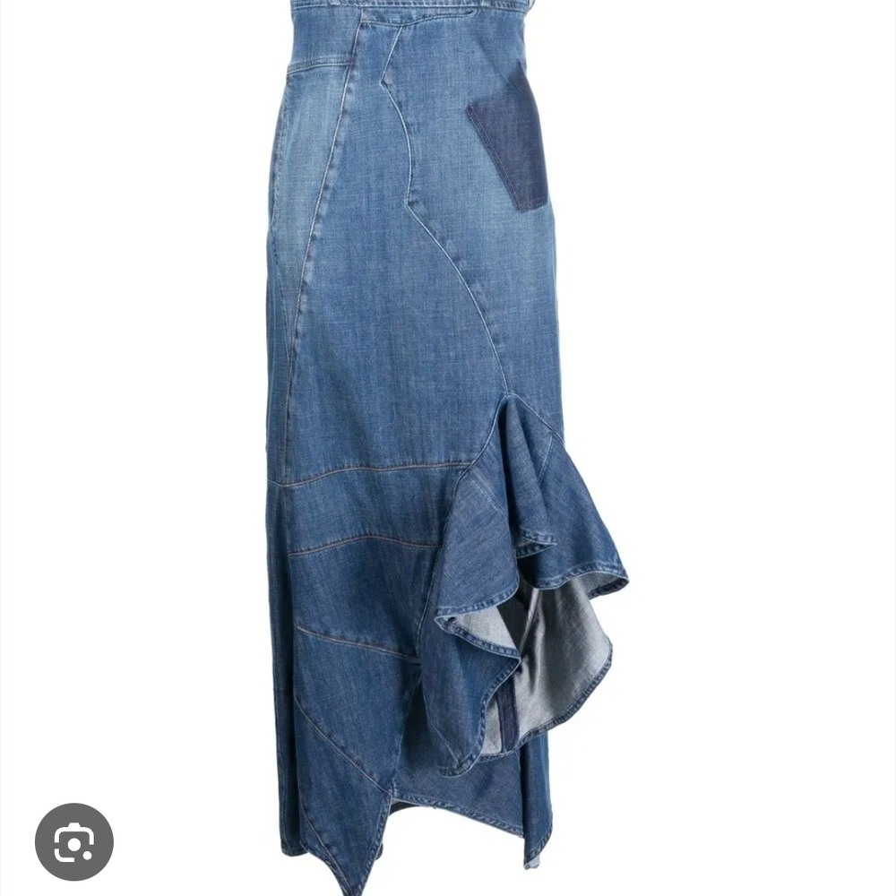 Loewe Jeans Dress Womens Sz 38 Italy Cotton Sz 4 USA. - Picture 9 of 16